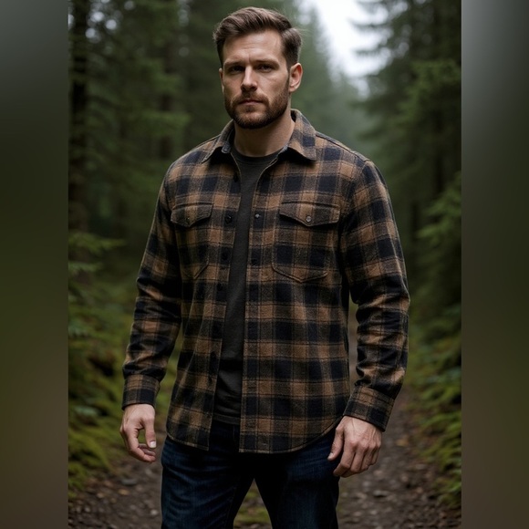 🔥 RARE VINTAGE Pendleton 100% Virgin Wool Flannel Shirt XL/XXL Made in USA 🔥 - Picture 1 of 10